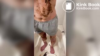 Asian guy's first scat video (Part 2), ScatKings.com Scat Porn 20 ScatKings.com Scat Porn