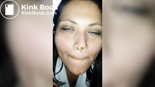 female enjoying chewing mouthful of shit, ScatKings.com Scat Porn 13 ScatKings.com Scat Porn