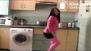 pretty brunette pooing in pantyhose, ScatKings.com Scat Porn 23 ScatKings.com Scat Porn